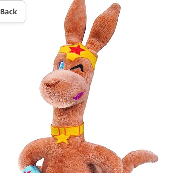 New DC Toys Comics Wonder Woman’s Super-pets JUMPA stuffed Animal Teddy Kangaroo - Picture 1 of 7
